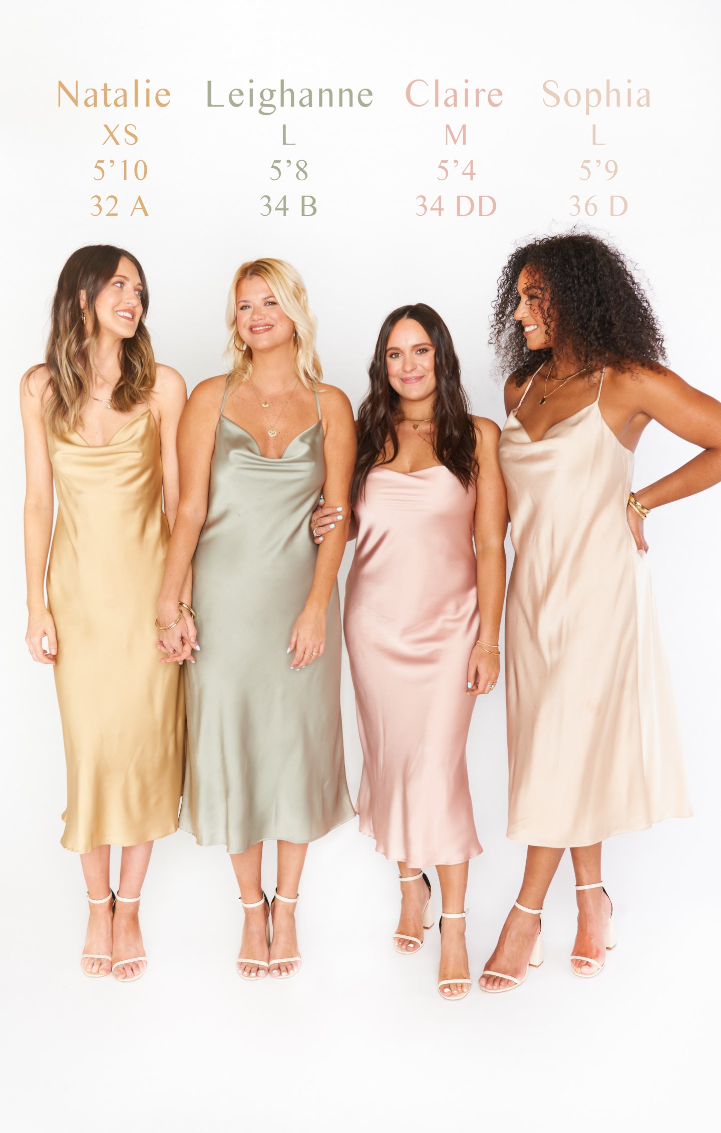 Verona Cowl Dress ~ Champagne Luxe Satin – Show Me Your Mumu