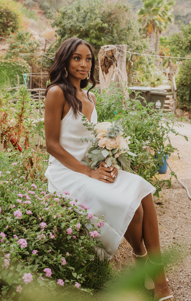 Verona Cowl Dress, in Ivory Luxe Satin | Show Me Your Mumu Verona Cowl Dress, in Ivory Luxe Satin | Show Me Your Mumu